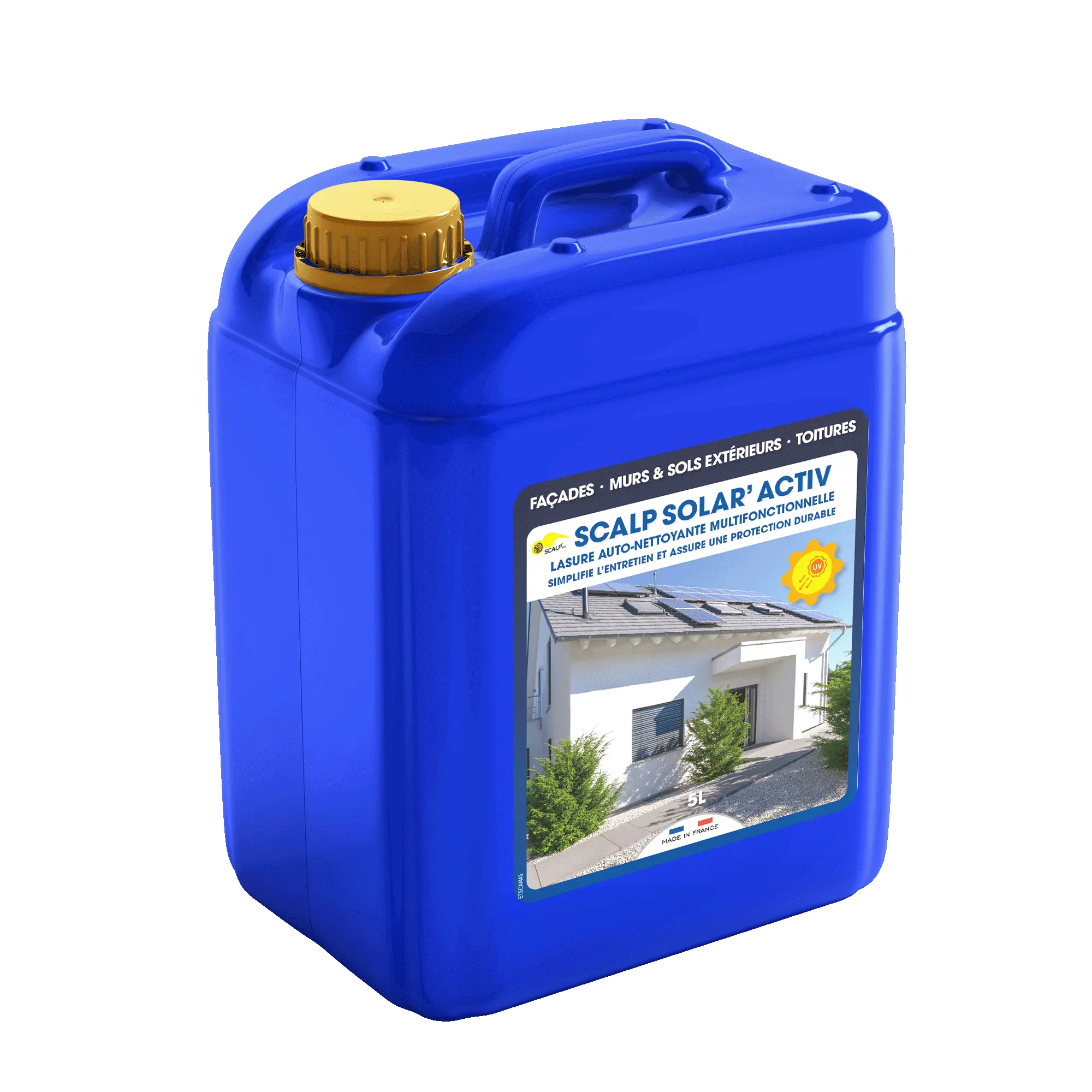 solar activ Lasure auto-nettoyante photocatalytique