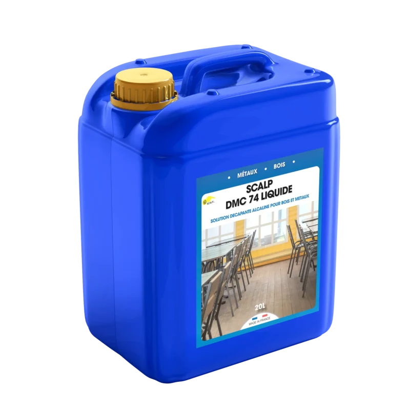 Décapant alcalin pour bois et métaux