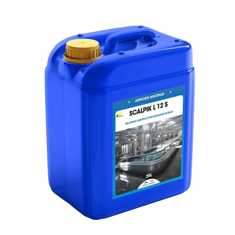 Décapant additivé pour décapage en bain