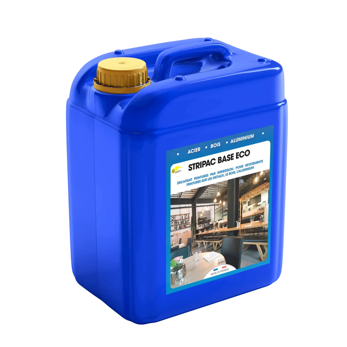 Décapant peinture en bain froid