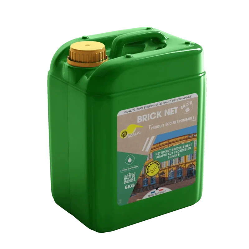 Nettoyant biosourcé pour façades en brique