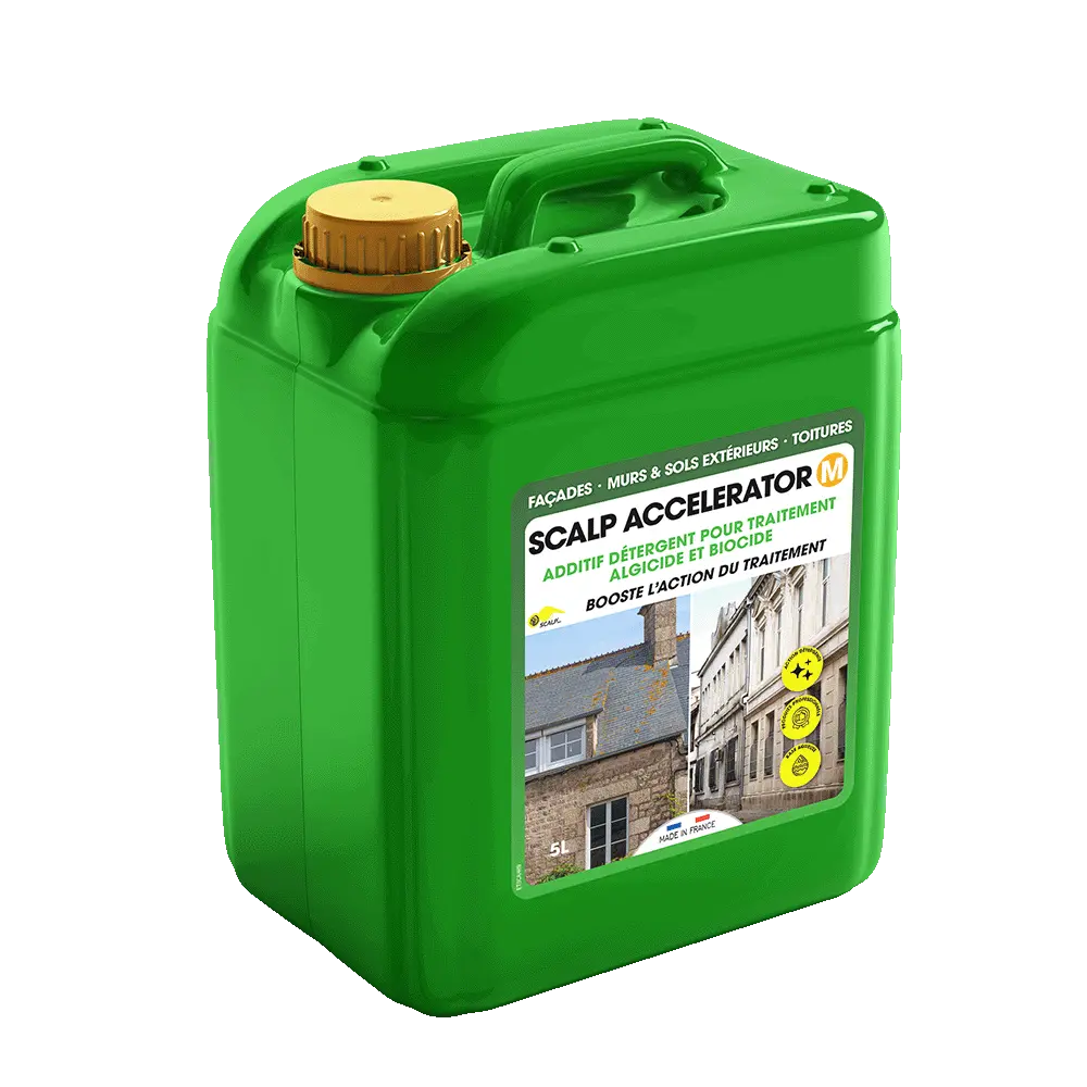 Additif détergent pour traitement biocide